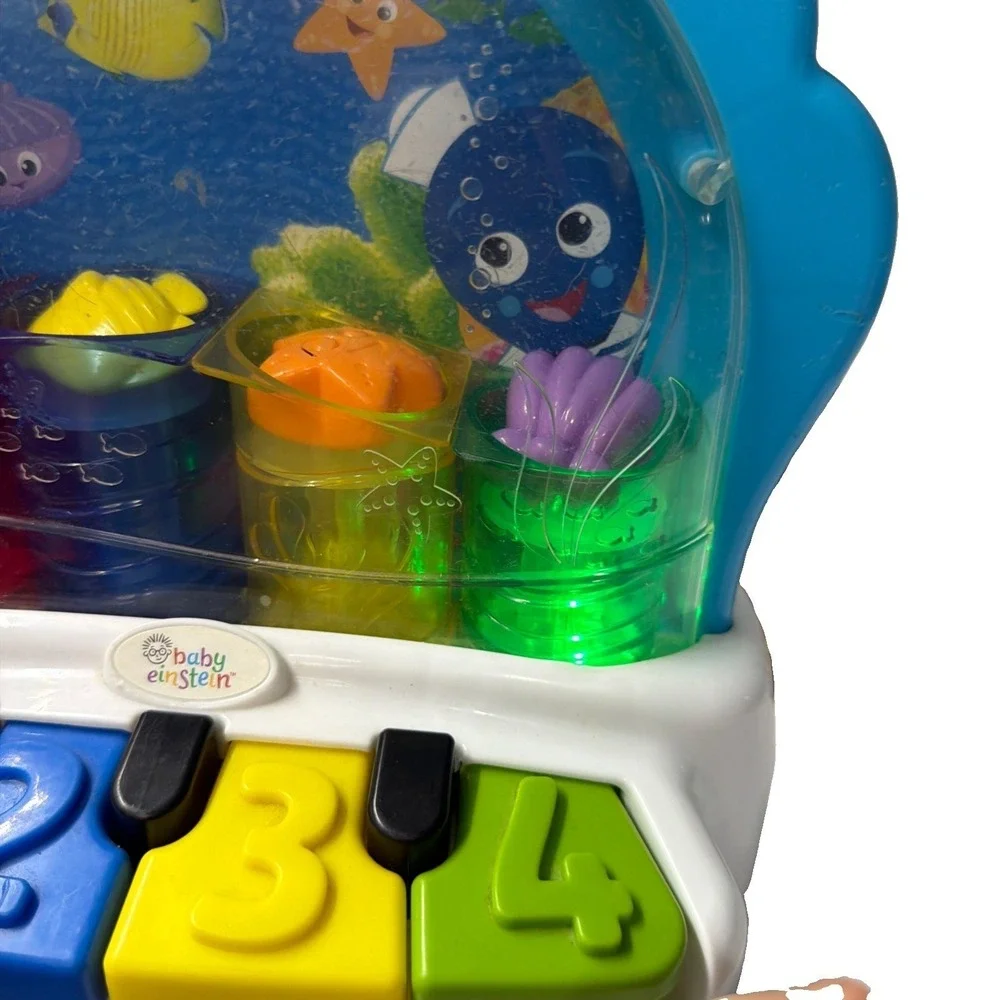 Baby Einstein Pop & Glow Piano 2 Modes Lights Music Popping Fun Tested